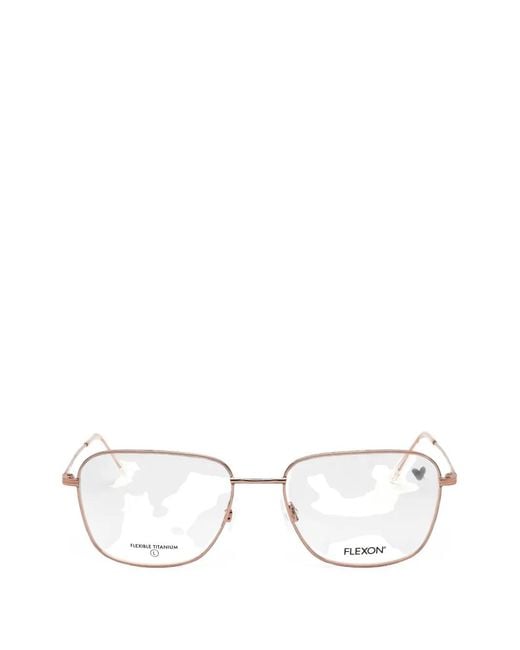 Gafas Con Montura Rectangular Flexon de color White