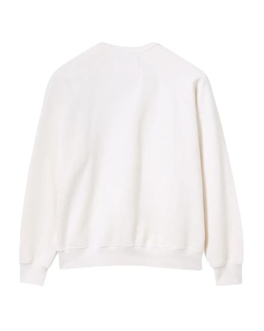LaDoubleJ White X Mother Logo-Print Sweatshirt