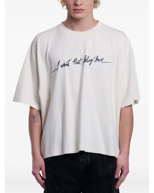 Achilles Ion Gabriel White Soma T-Shirt for men