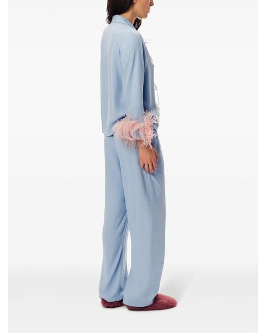 Sleeper Blue The Bow Pyjama Set