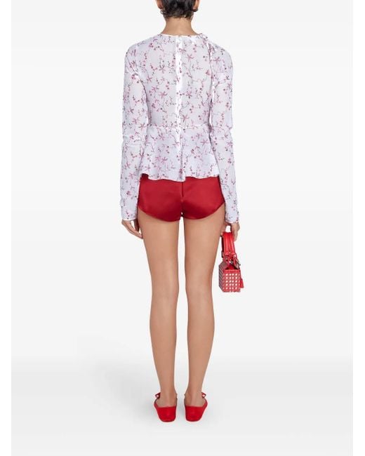 Giambattista Valli コットン ブラウス White