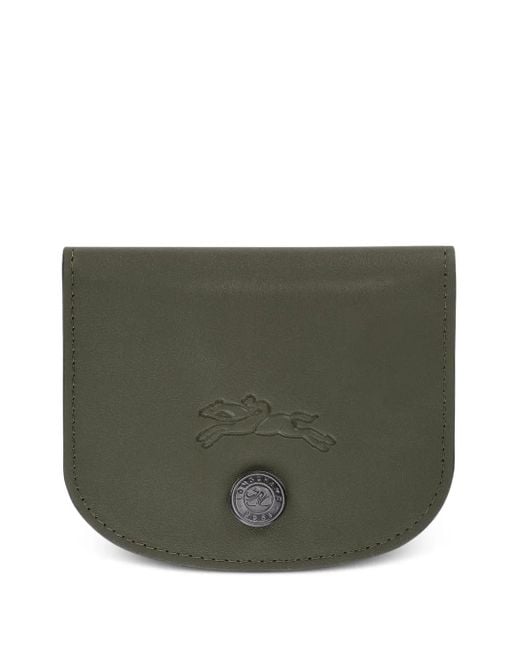 Longchamp Green Le Pliage Kartenetui