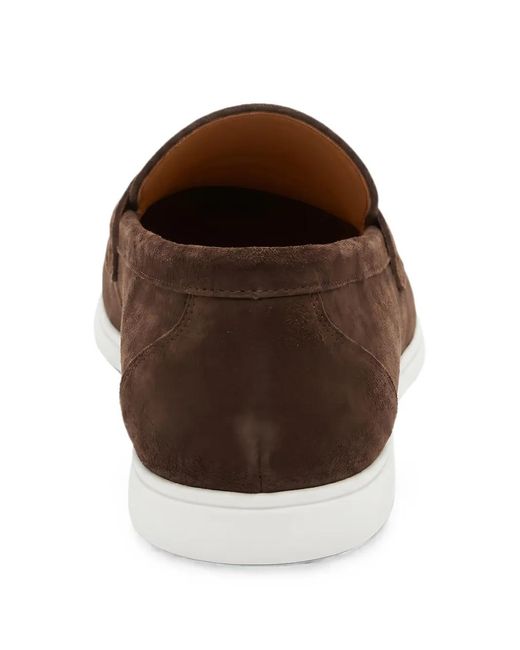Kiton Brown Suede Loafers for men