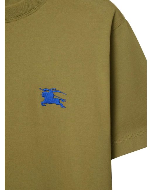 Burberry Green Logo T-Shirt for men