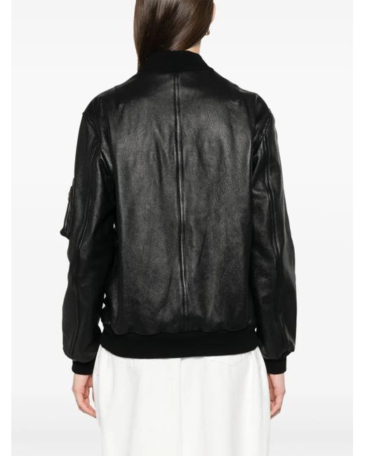 Dolce & Gabbana Leren Jack in het Black