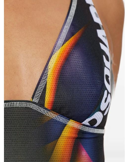 DSquared² Blue Printed Bra