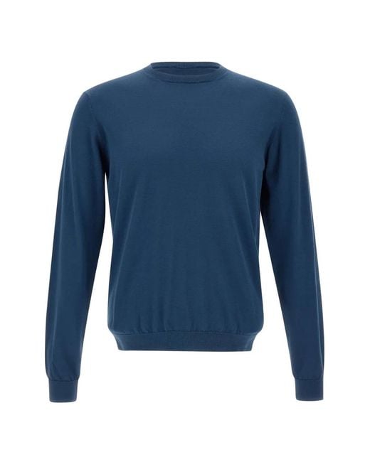 FILIPPO DE LAURENTIIS Blue Sea Island Sweater for men