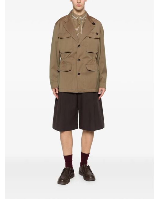 Brioni Natural Multi-Pocket Jacket for men