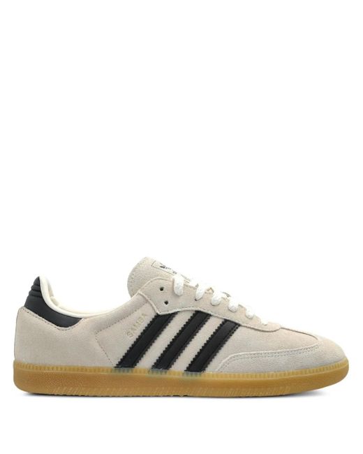 Adidas Natural Samba Three-Stripe Sneakers for men