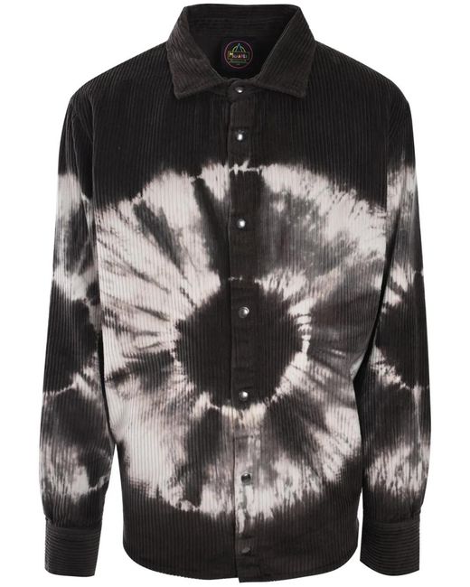 Mauna Kea Gray Shibori Shirt for men