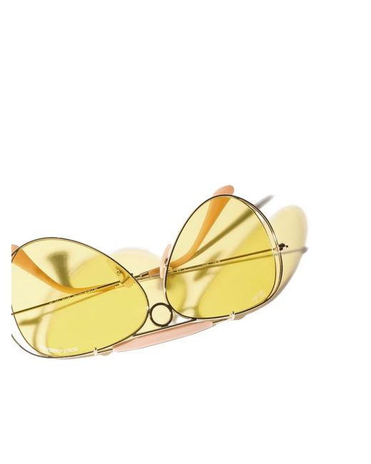 Dolce & Gabbana Metallic X Ray‑Ban Pilot-Frame Sunglasses