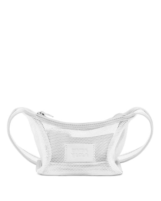 Bimba Y Lola ロゴパッチ ミニバッグ White