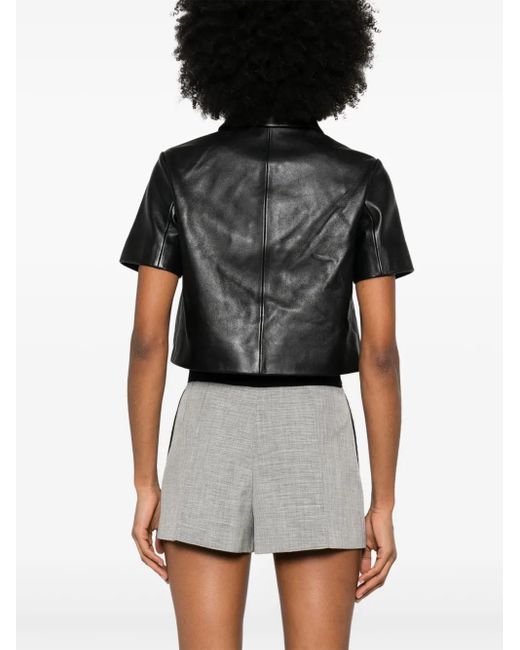 Maje Black Leather Jacket