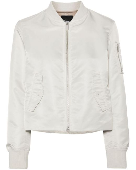 Bomber crop di Theory in White