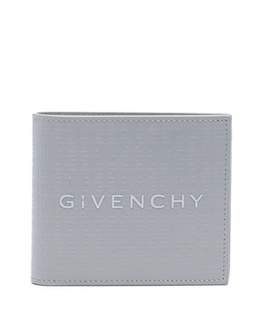 Givenchy Gray 4g-embossed Bi-fold Wallet for men