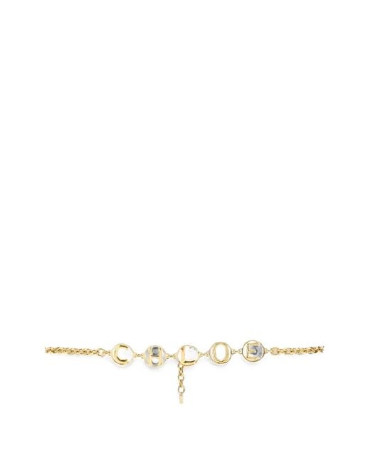 Chloé White Script Chain Belt