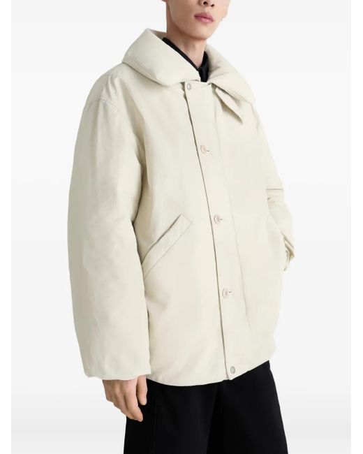 Lemaire Natural Bubble-Collar Puffer Jacket for men
