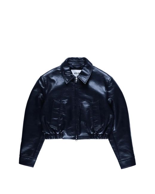 Agolde Blue Nahla Cropped Jacket