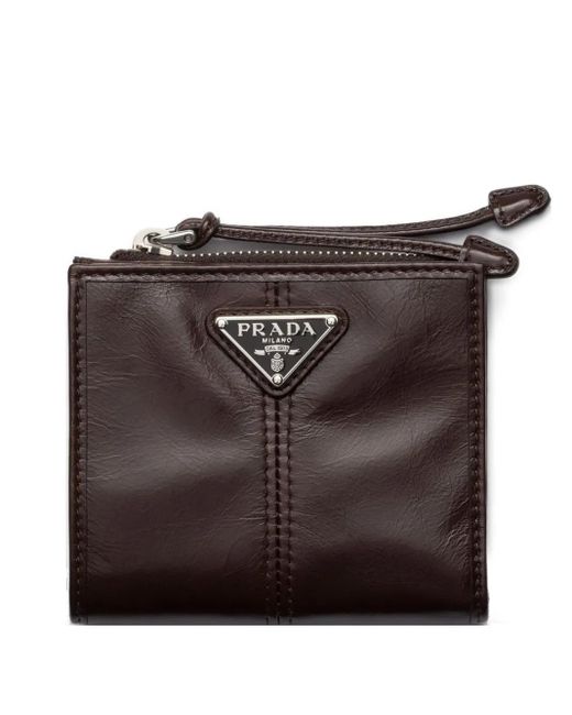 Prada Kleines Portemonnaie in Brown für Herren