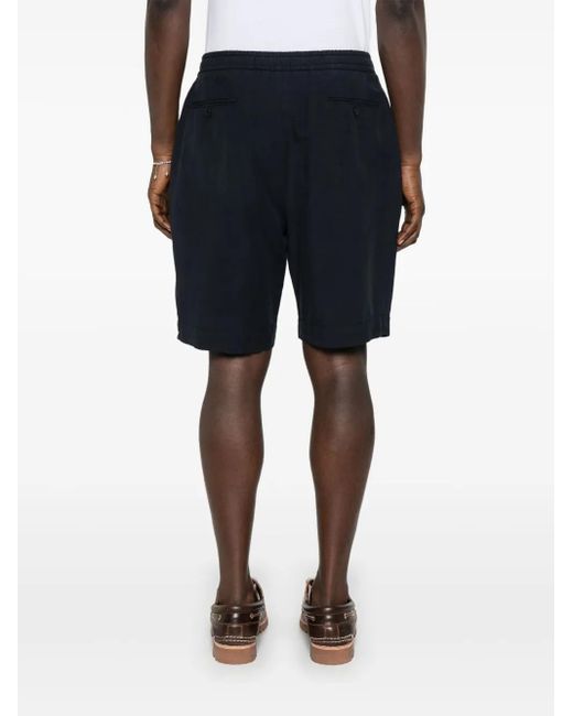 Officine Generale Blue Phil Shorts for men