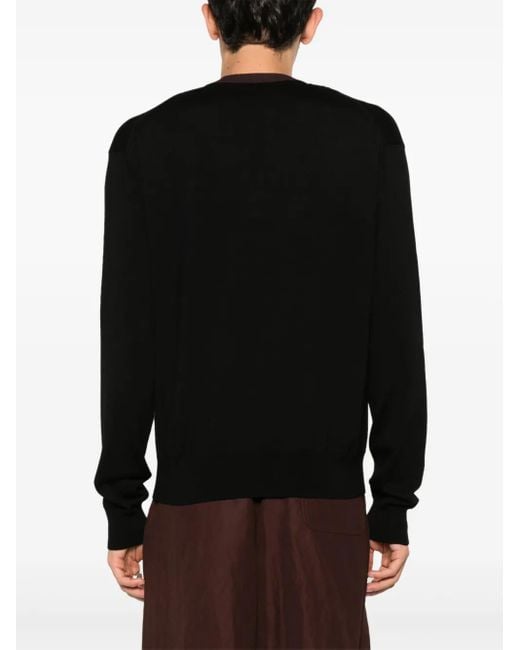 Pull À Design Superposé Jil Sander pour homme en coloris Black