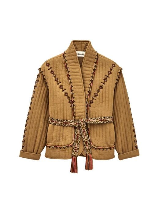 Ba&sh Metallic Embroidered Jacket
