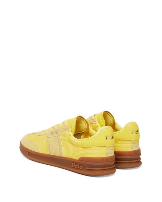Polo Ralph Lauren Yellow Lace-Up Sneakers