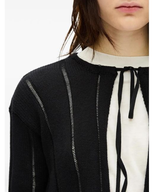 Ann Demeulemeester Black Cardigan Jacklin
