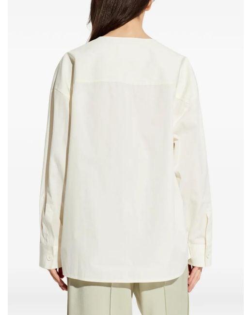 Jil Sander White Chest-Pocket Buttoned Shirt