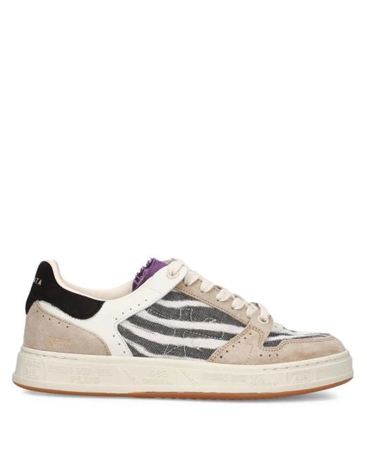 Premiata White Quinn Sneakers