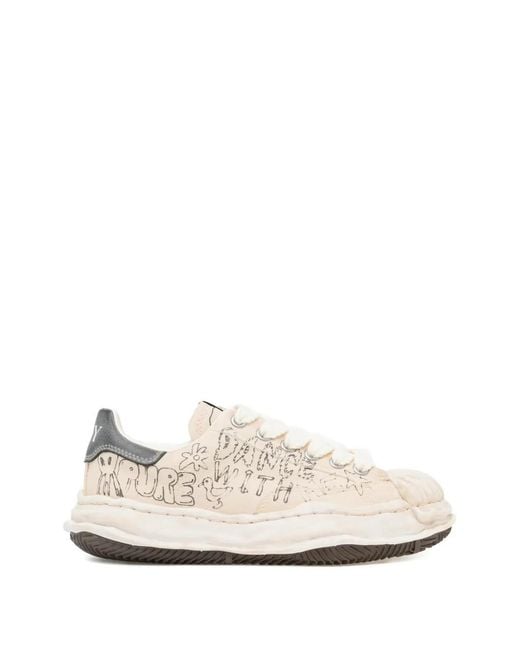 Maison Mihara Yasuhiro White Blakey Sneakers