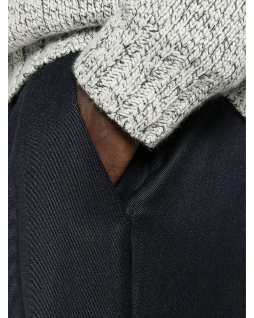 メンズ Zegna プリーツ パンツ Blue