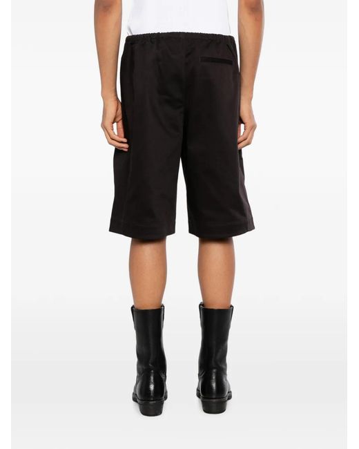 CROQUIS Black Sailor-Knot Drawstring Shorts for men