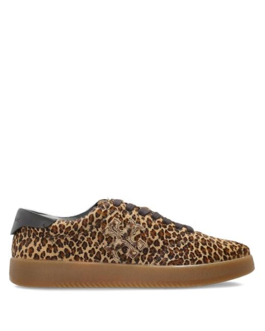 Tory Burch Brown Phoenix Sneakers