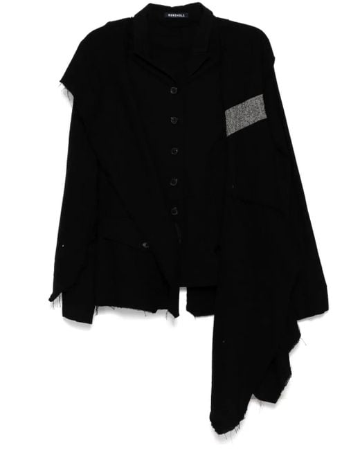 Rundholz Black Draped Blazer
