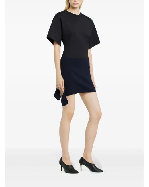 Courreges Blue Loop Mini Skirt
