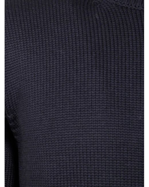 Nuur Blue Crew-Neck Sweater for men