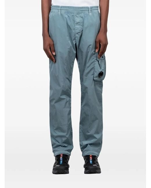 C.P. Company Chrome-R Regular Cargo Lens Pants in Blue for Men | Lyst