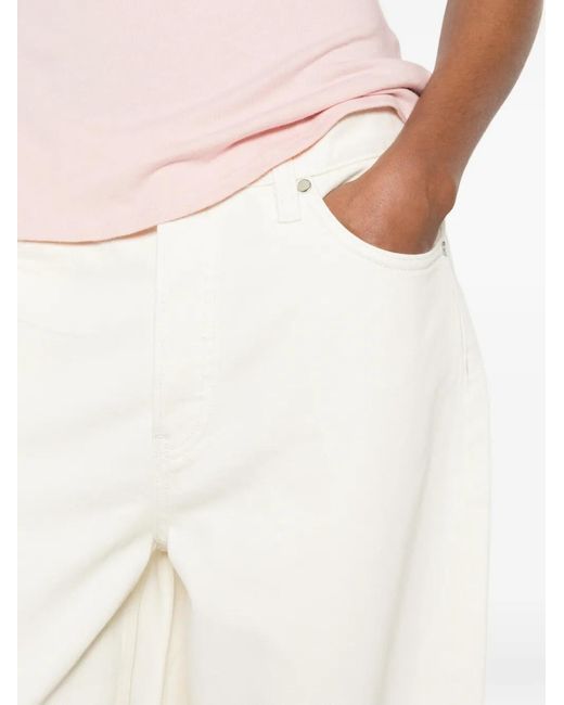 EB DENIM White Brea Relaxed Baggy Jeans Bone