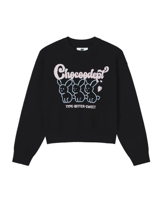 Chocoolate ラビット セーター Black