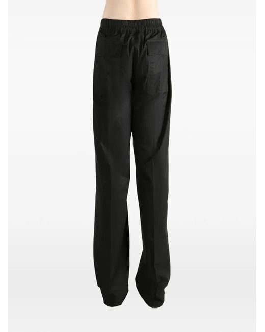 Rick Owens Black Drawstring Trousers for men