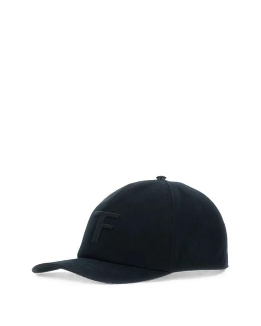 Tom Ford Blue Tf Logo-Embroidered Cap for men