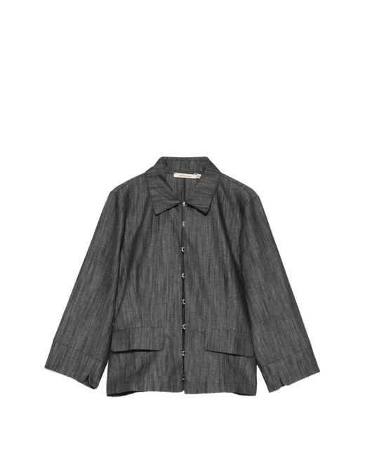 Paloma Wool Gray Hook-Fastening Jacket