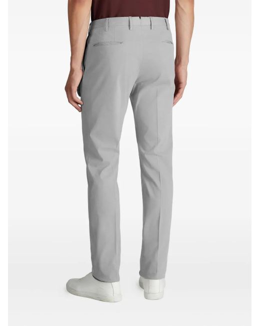 Incotex Gray Tailored Trousers for men