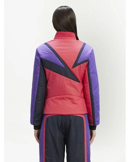 Palm Angels Ski-Jack Met Colourblocking in het Pink
