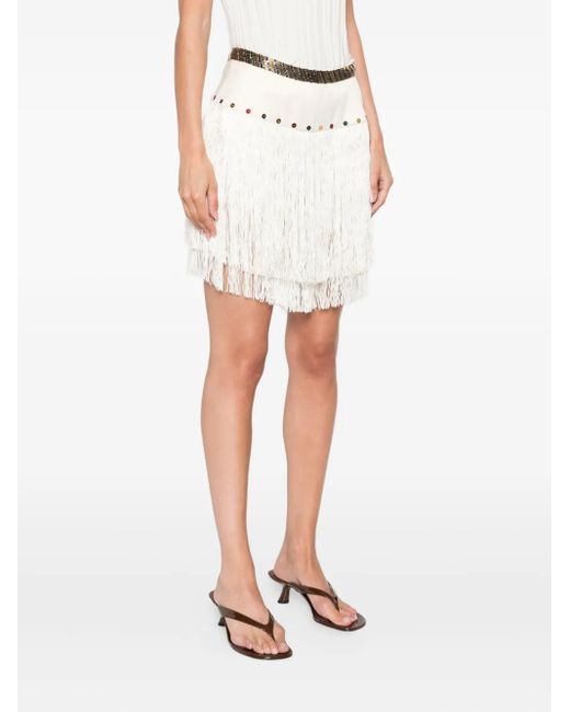 Bode White Skirt