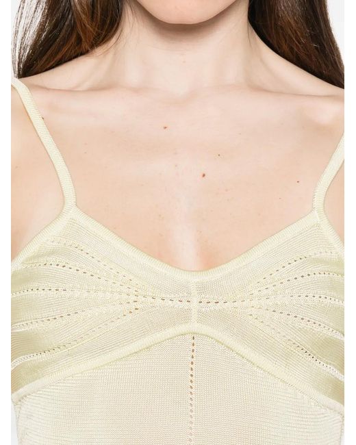 Paris Georgia White Amelia Stitched Tank Top