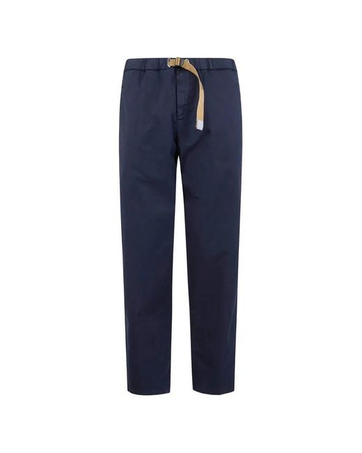 White Sand Blue Pocket Elasticated Trousers for men