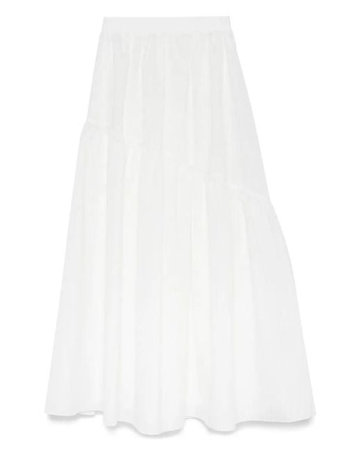 Aje. Splendor Maxi-Rok in het White