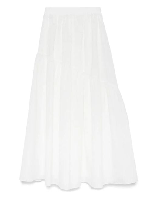 Aje. Splendour マキシスカート White